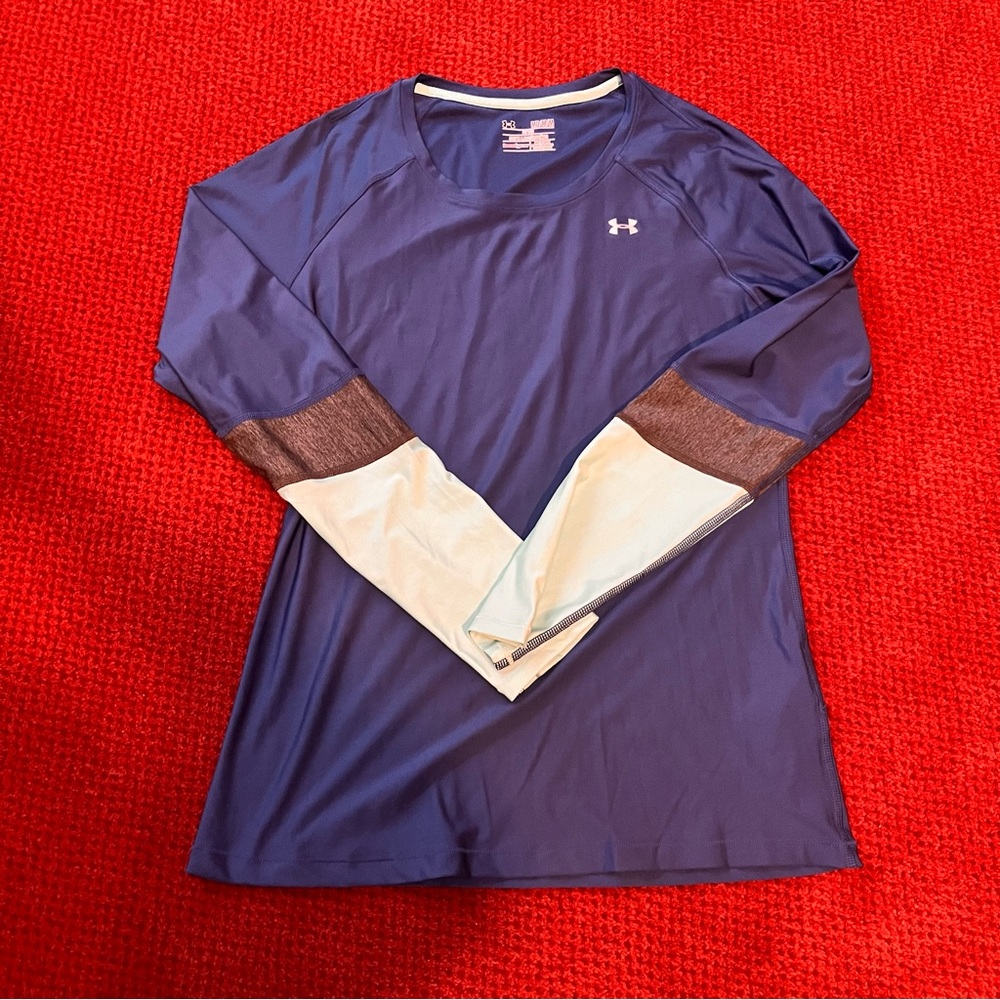 Under Armour blue long sleeve shirt, size medium
